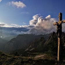 Panorama in den Südtiroler Dolomiten