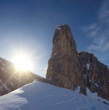 Traumhafte Dolomiten im Winterkleid